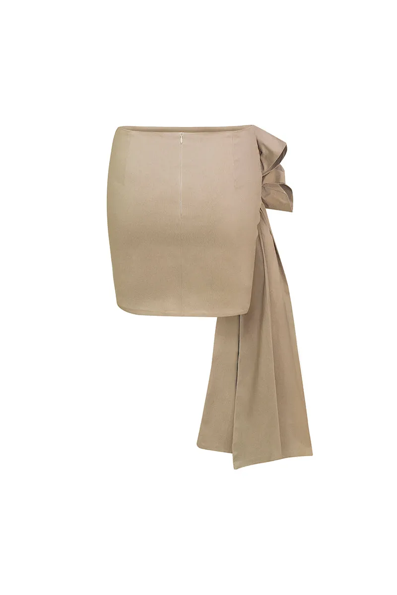 ARTECO SKIRT IN BEIGE