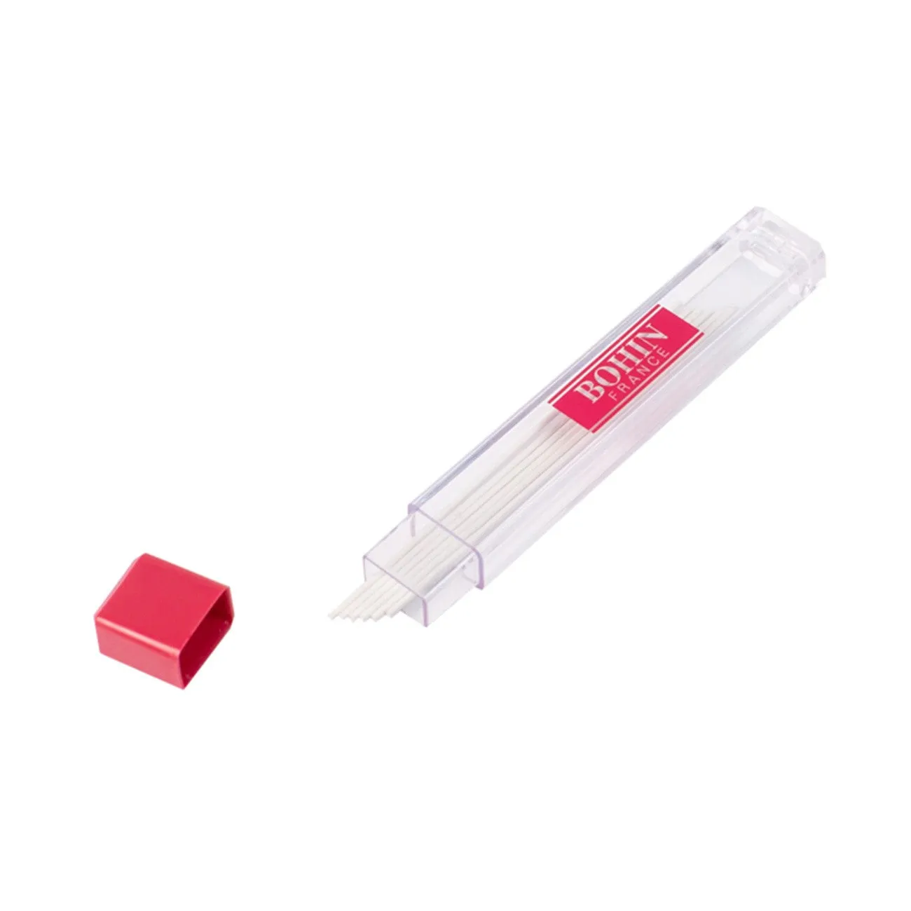 Bohin 0.9mm Mechanical Fabric Marking Pencil Refill, White Ceramic Lead (Non-Absorbing)