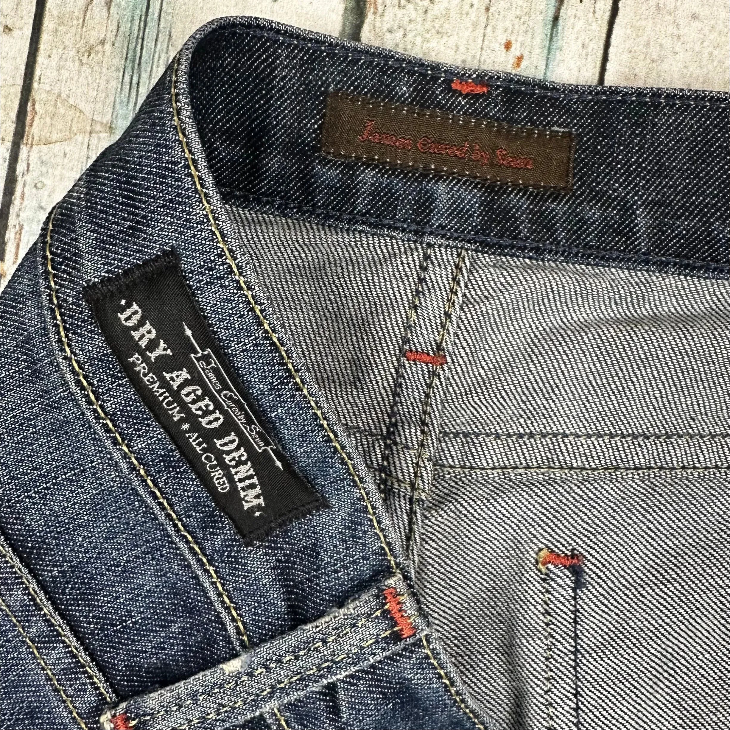 Cured by James USA Made Low Waist Bootcut Jeans - Size 29