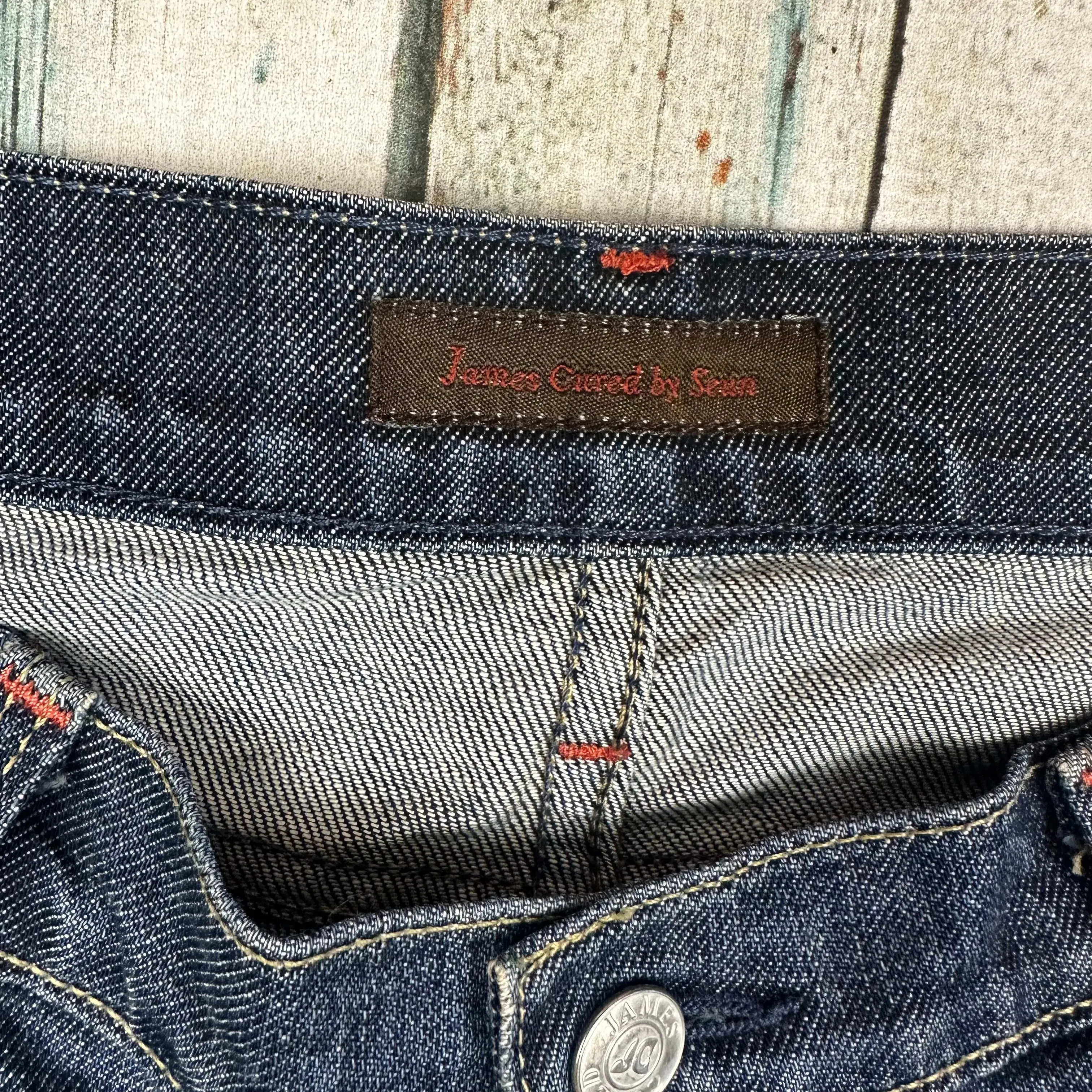 Cured by James USA Made Low Waist Bootcut Jeans - Size 29