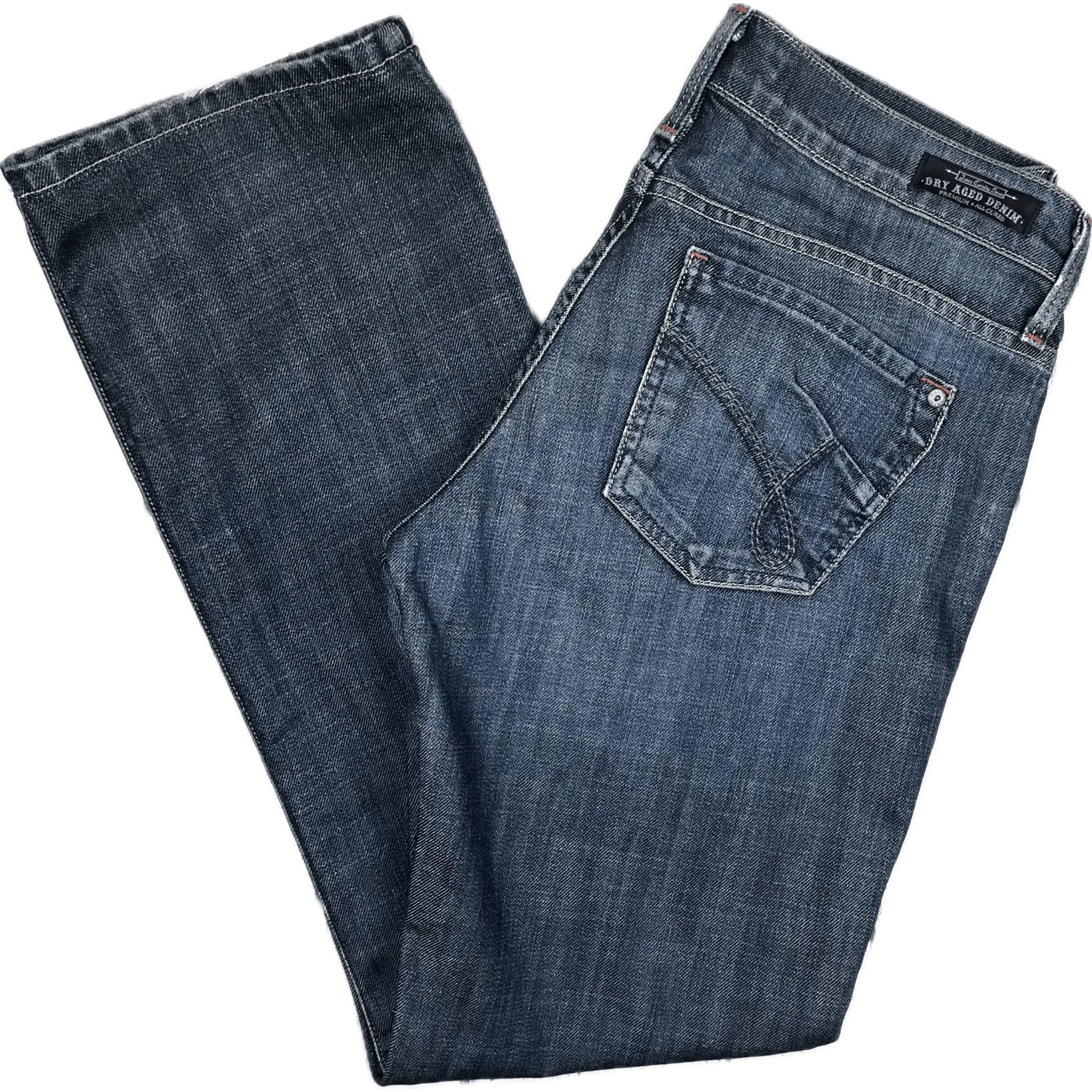 Cured by James USA Made Low Waist Bootcut Jeans - Size 29