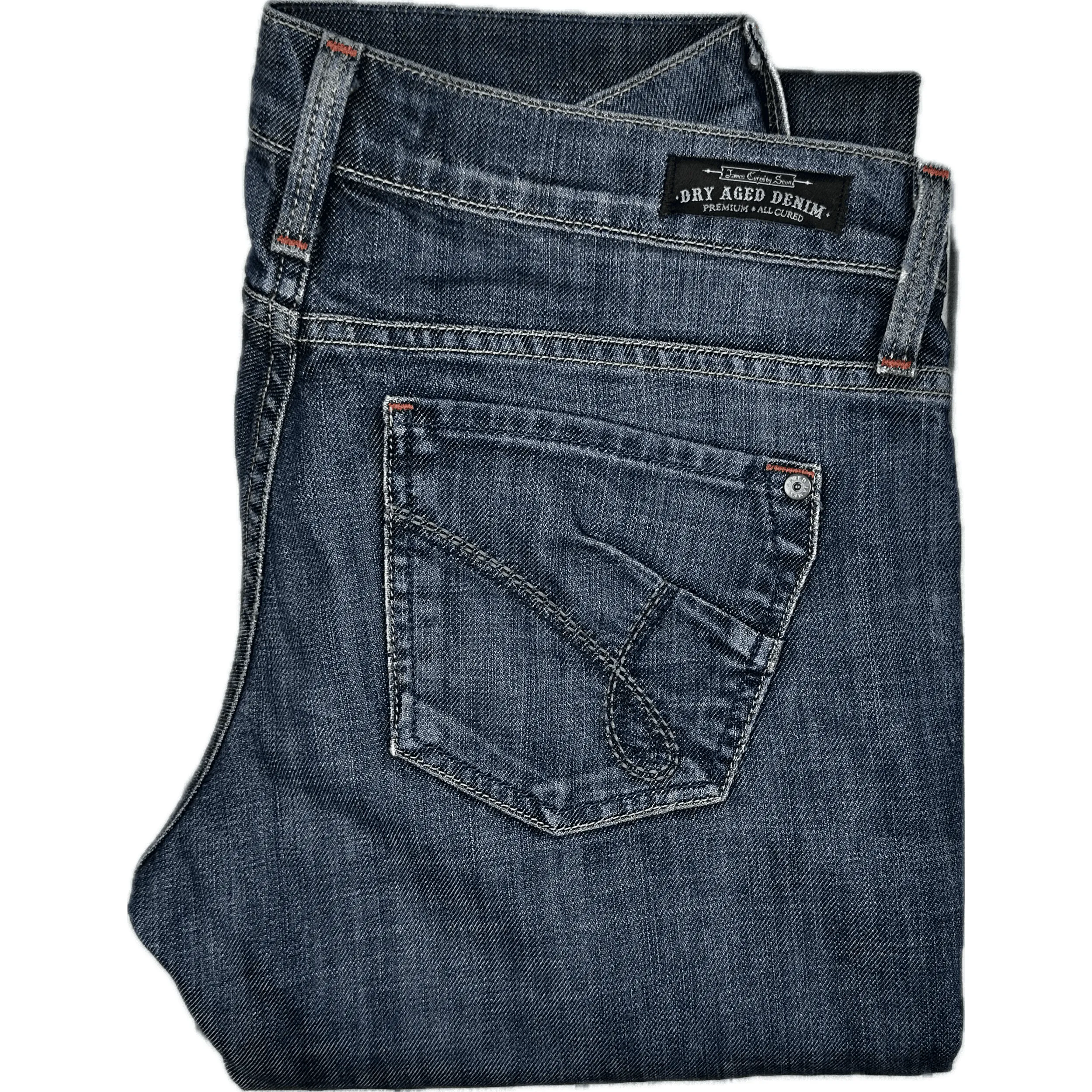 Cured by James USA Made Low Waist Bootcut Jeans - Size 29