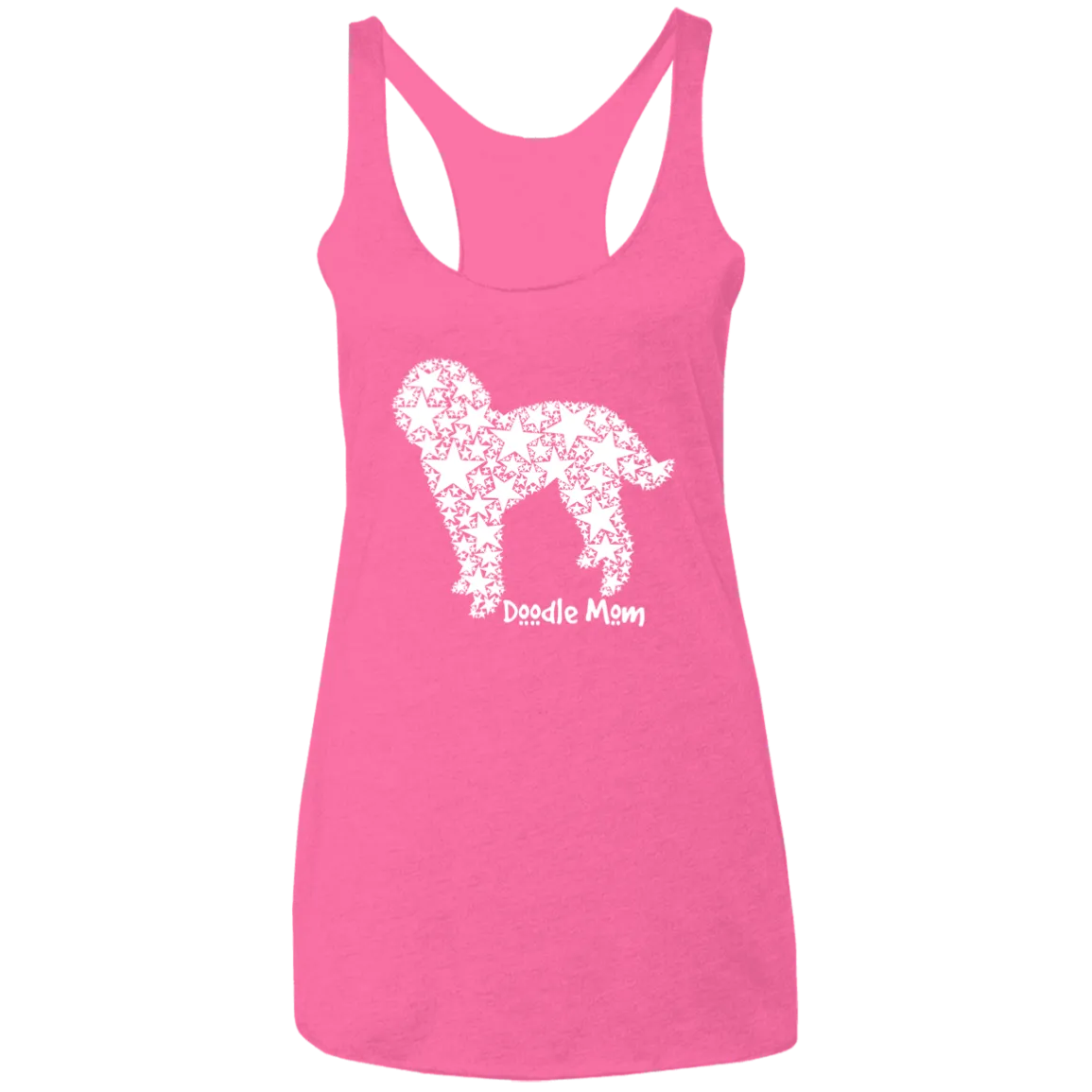 Doodle Stars Ladies' Triblend Racerback Tank