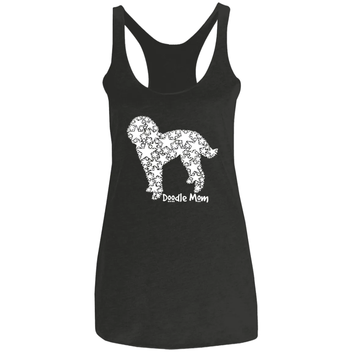 Doodle Stars Ladies' Triblend Racerback Tank