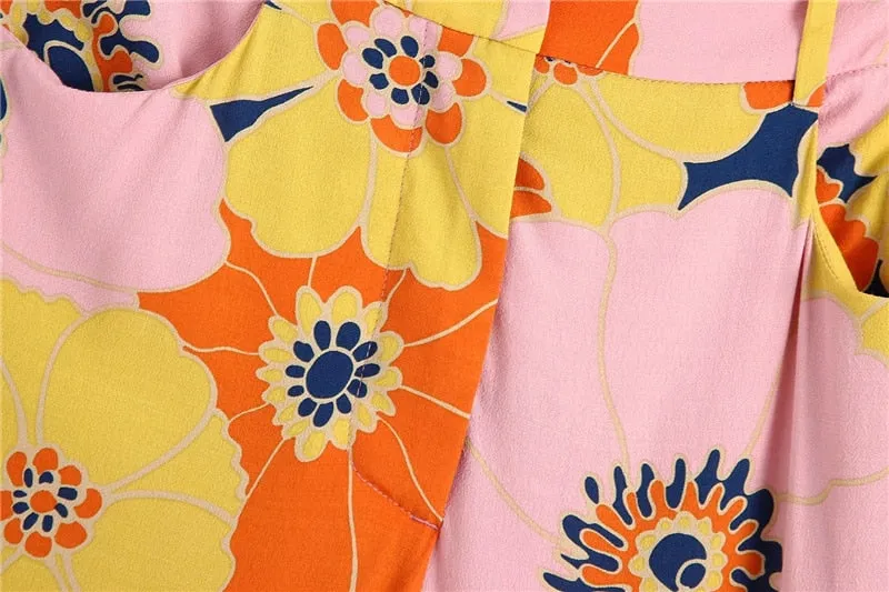 FLORAL PRINT TROUSERS