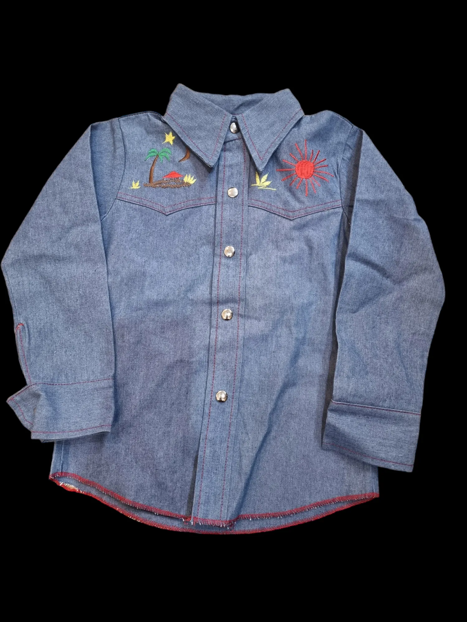 Kids Vintage 70s Denim Suit app age 6