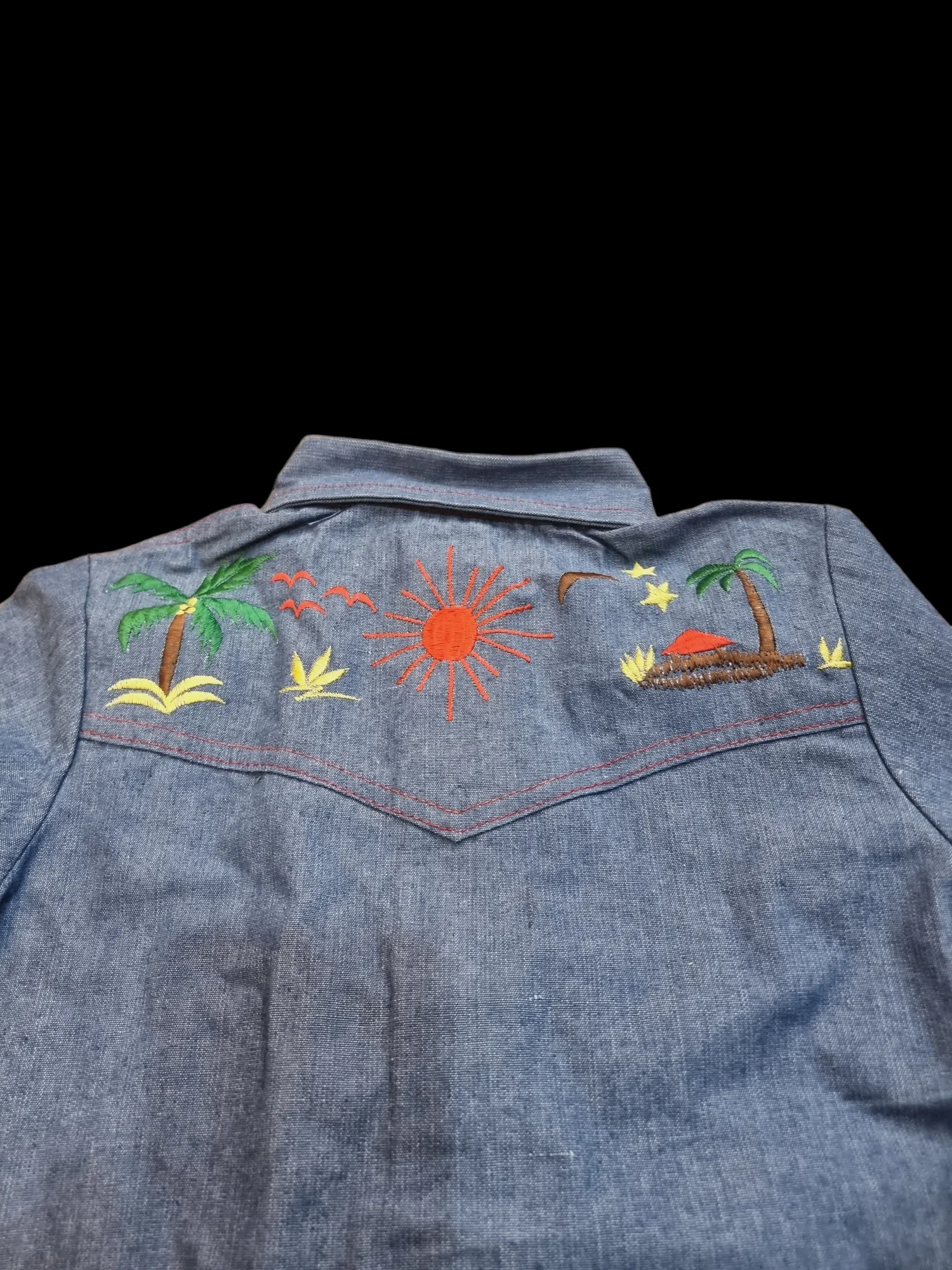 Kids Vintage 70s Denim Suit app age 6