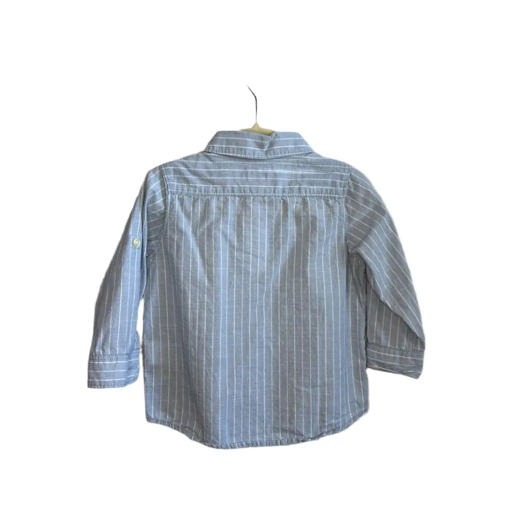 LS Striped Button Down