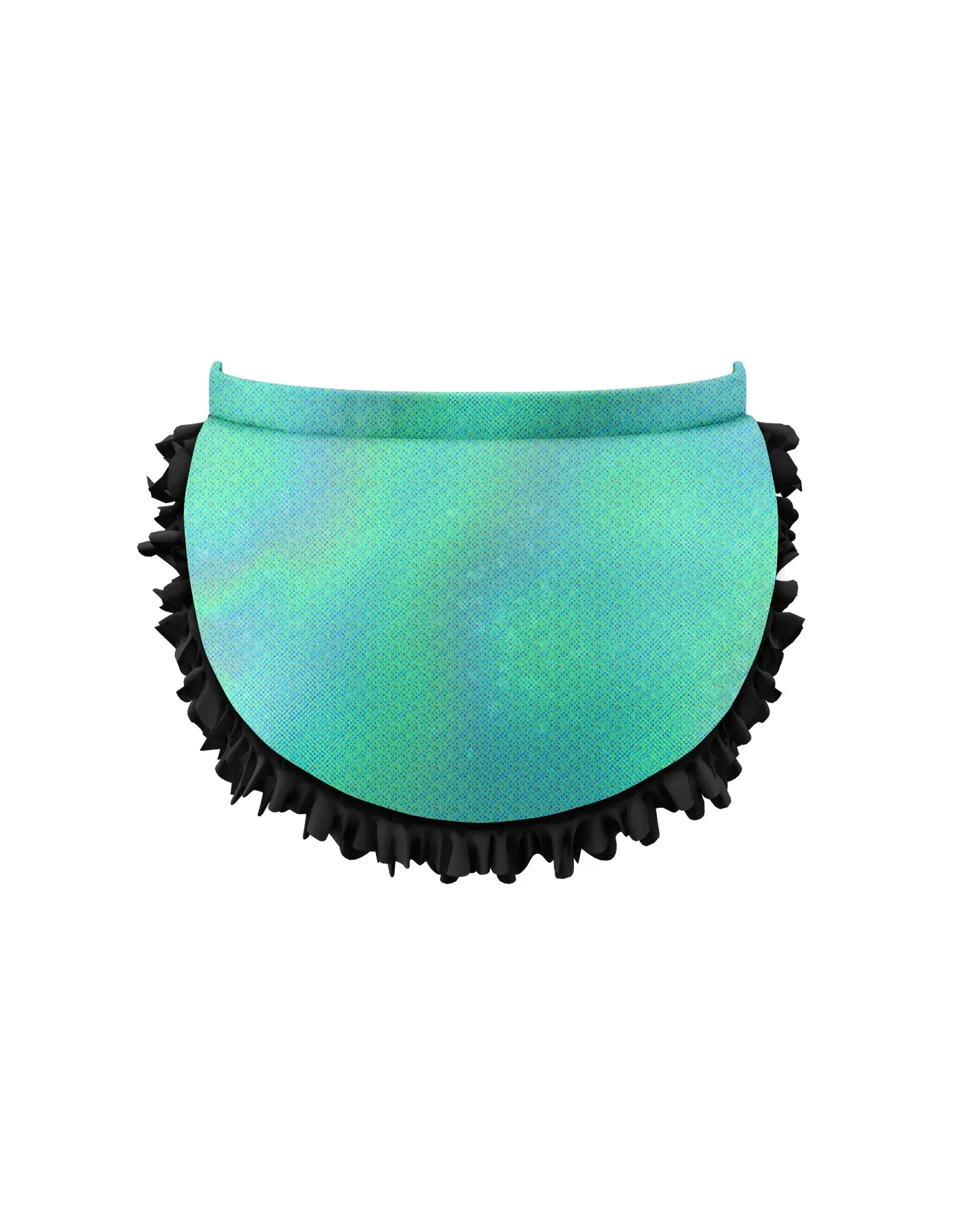 Solid Hologram Pettibustle with Top Skirt