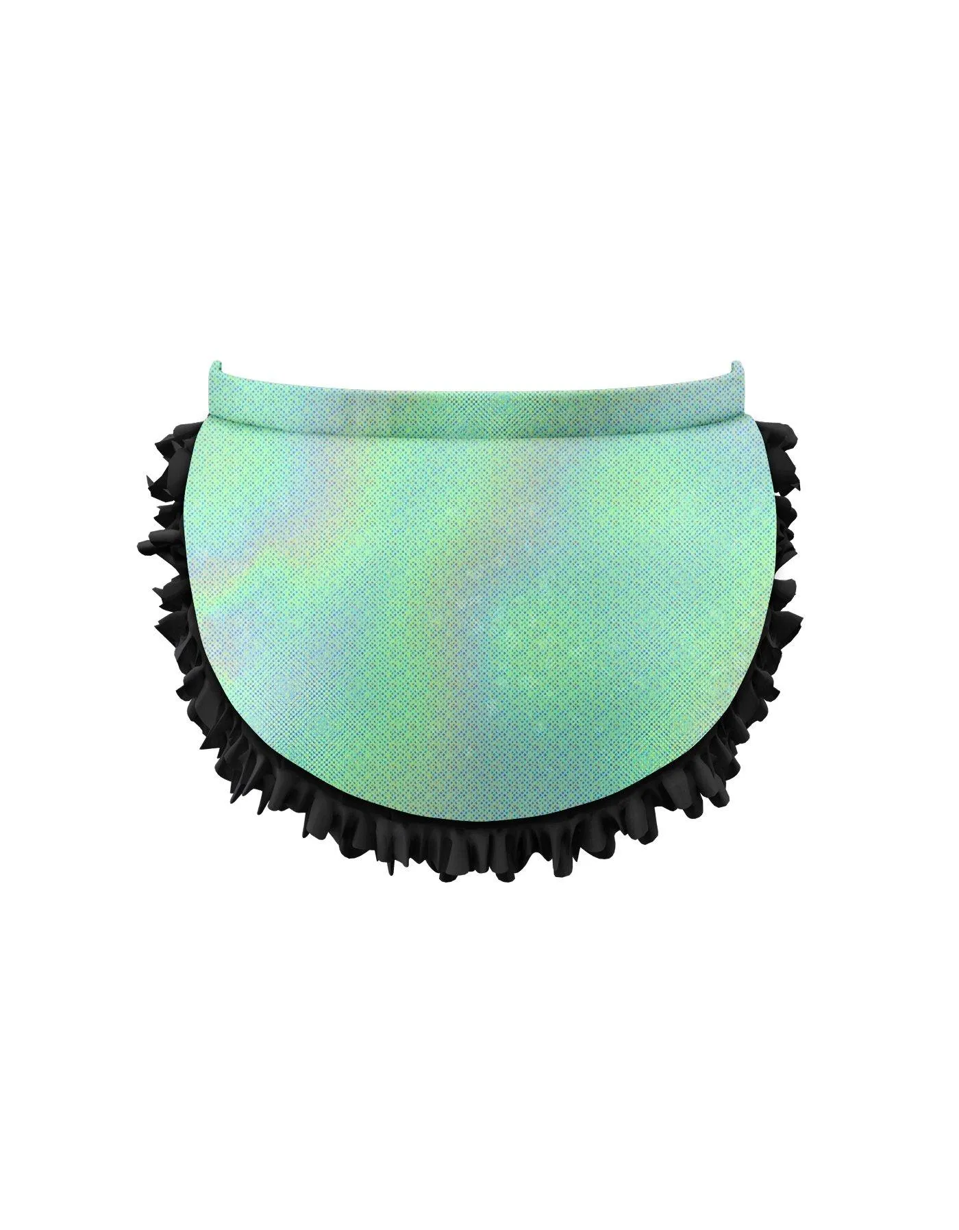 Solid Hologram Pettibustle with Top Skirt