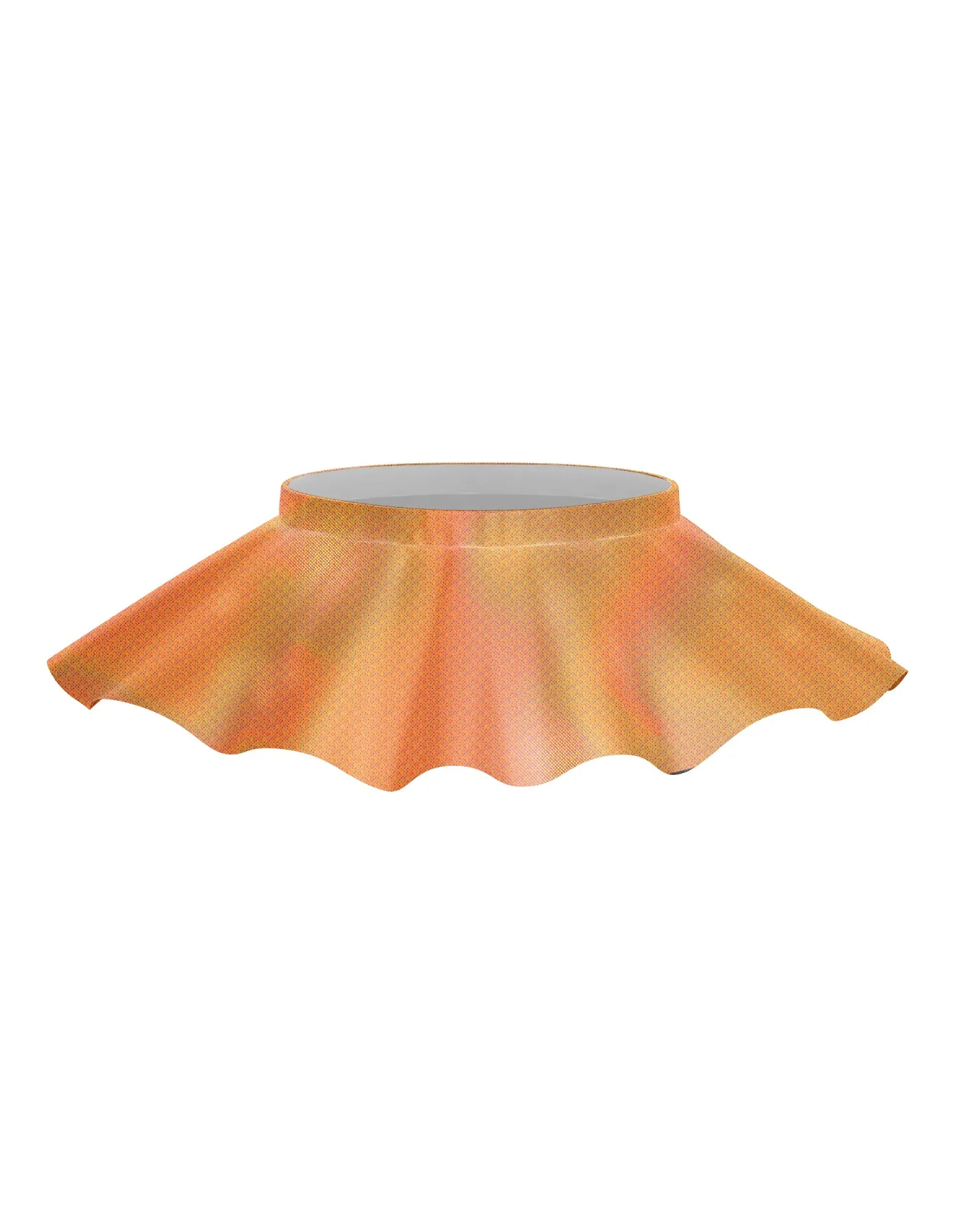 Solid Hologram Top Skirt
