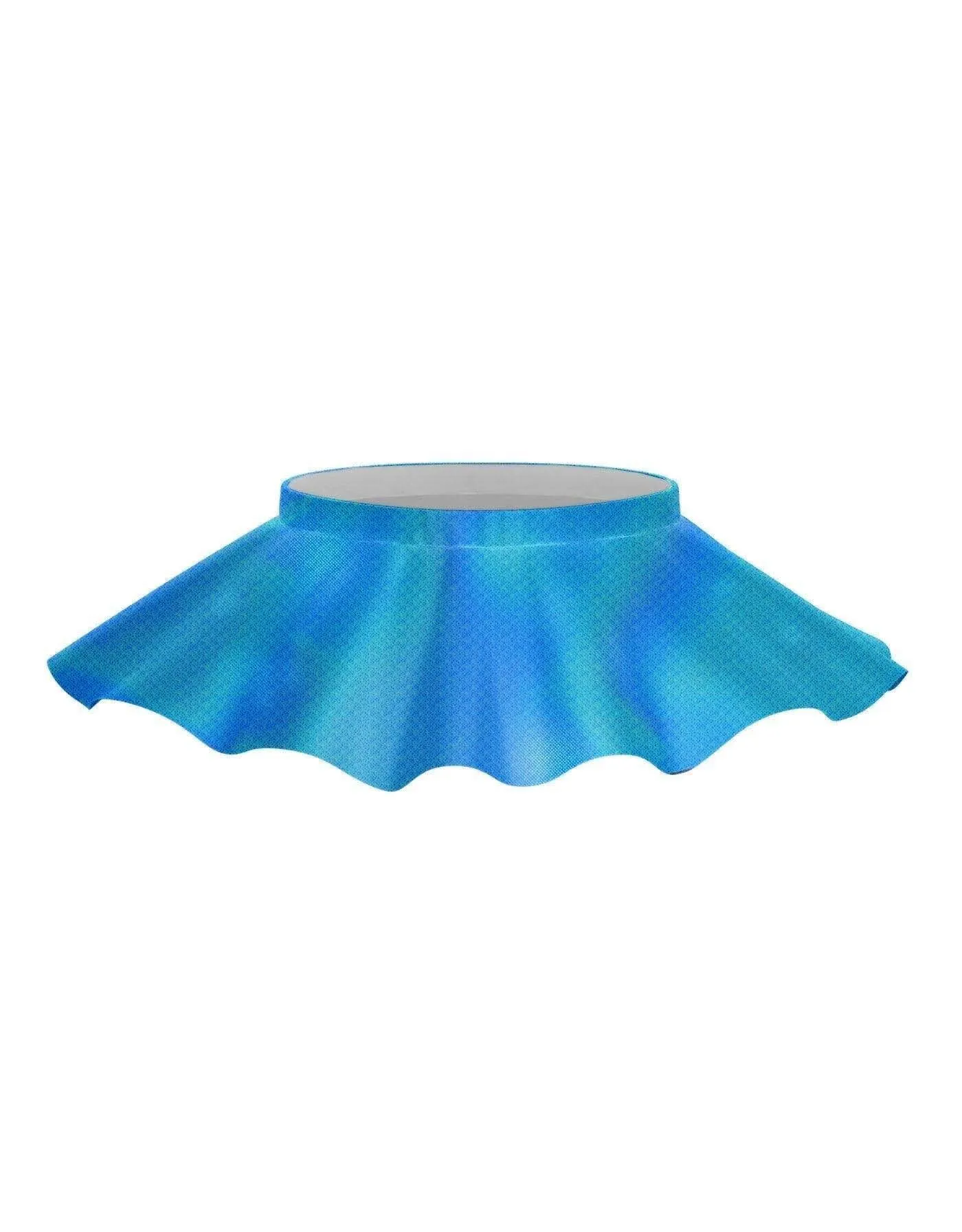 Solid Hologram Top Skirt