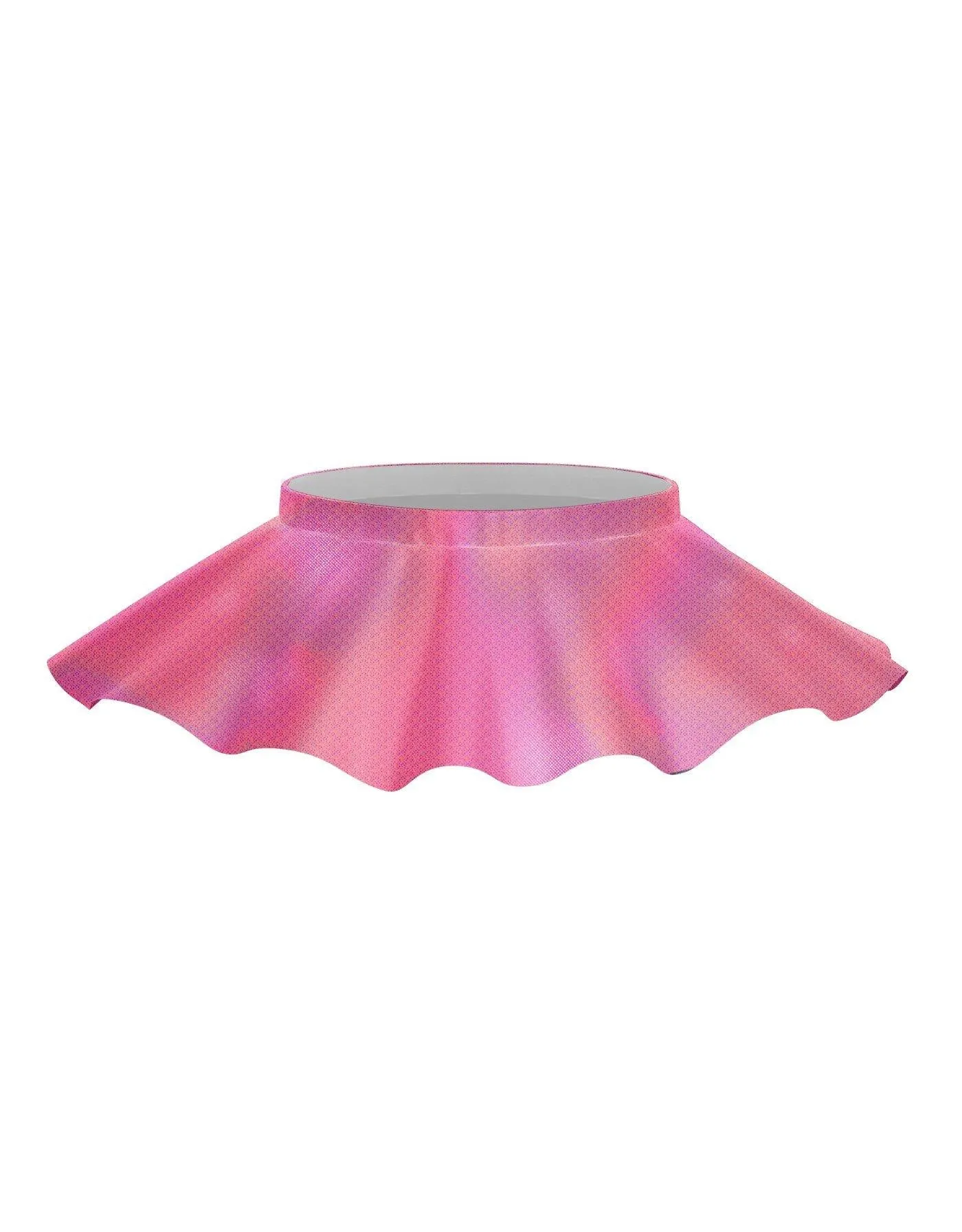 Solid Hologram Top Skirt