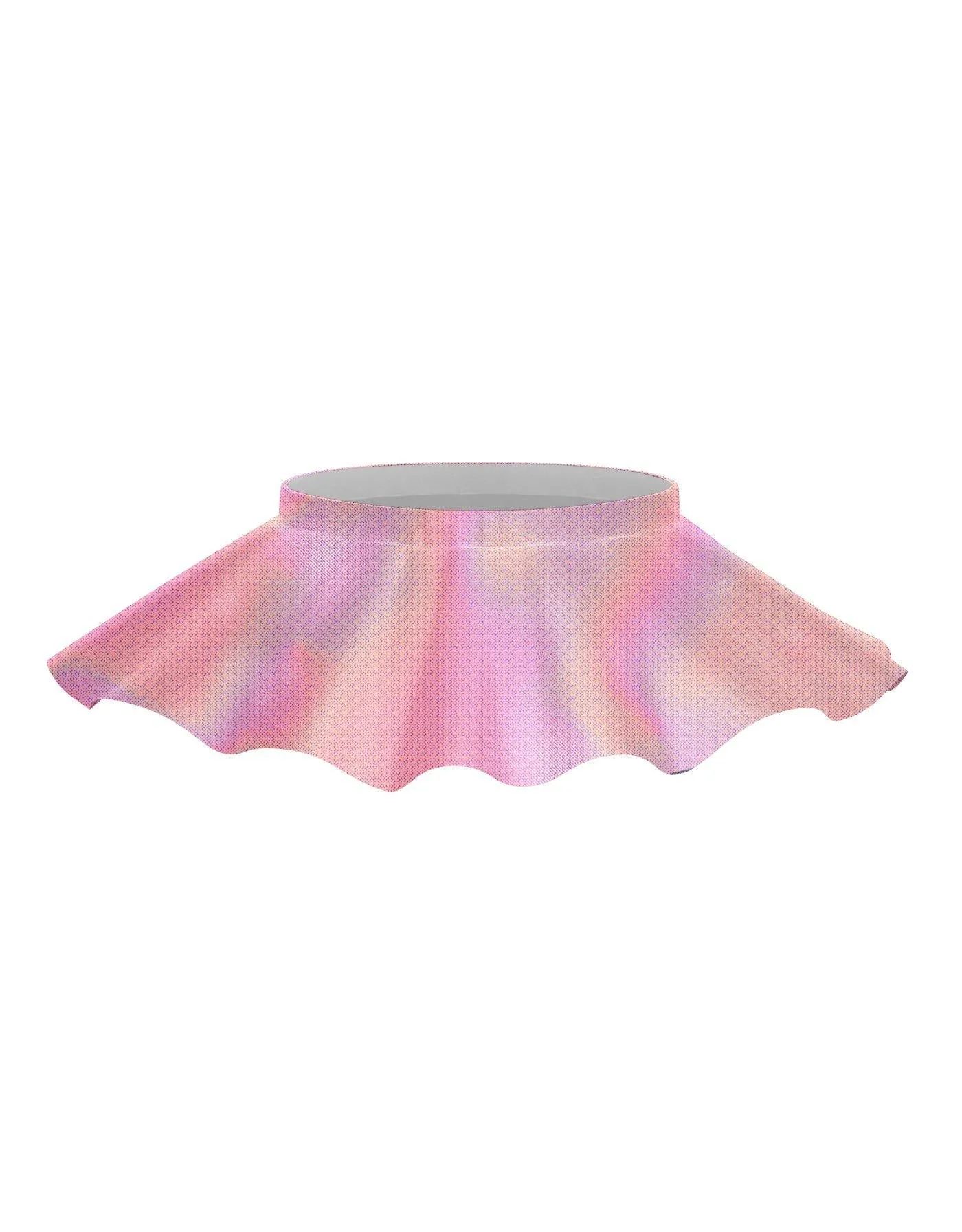 Solid Hologram Top Skirt