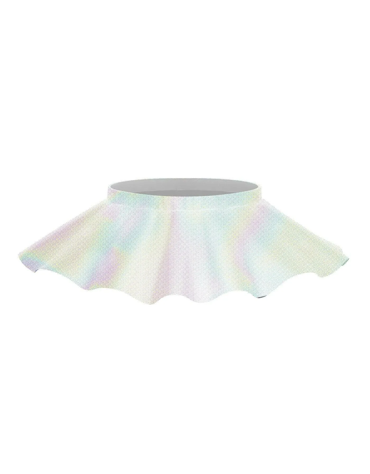 Solid Hologram Top Skirt